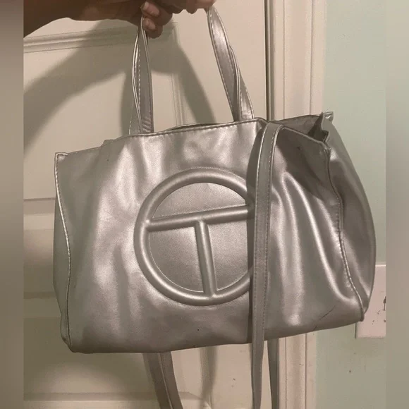 Silver telfar bag - Picture 1 of 2